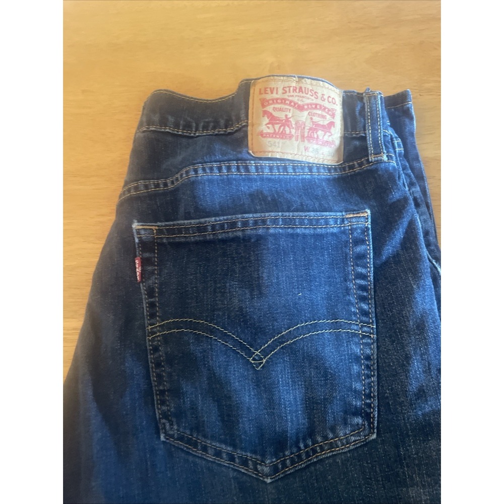 Levis 541 Jeans Men's 36x30 Color Blue Levis LEVI Denim - Picture 1 of 9